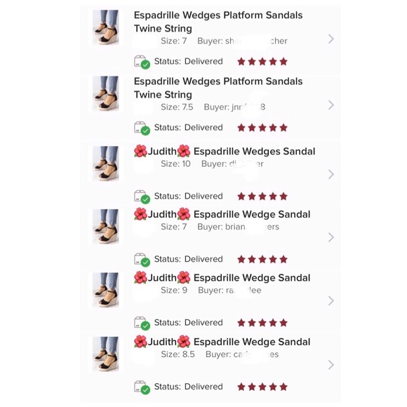 Espadrilles Wedges Platform Sandals - Picture 8 of 8